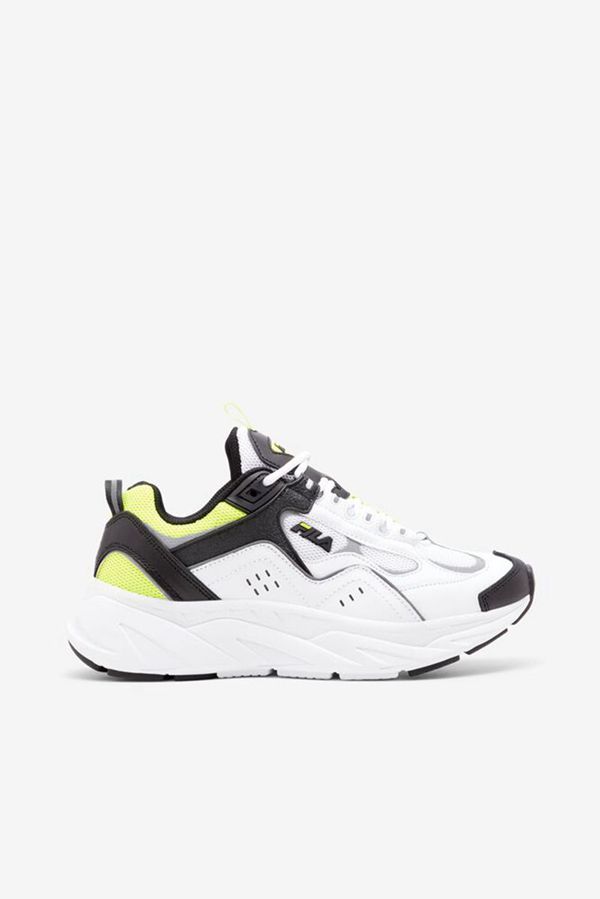 Fila Sneaker Malaysia - Fila Trigate Plus For Women White / Black / Yellow,LQGF-85673